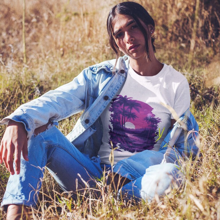 Neon Coconut and Sun Adventure Women's T-Shirt - Vibrant Tropical Design