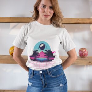 Neon Nature Women's T-Shirt - Vibrant Nature Design