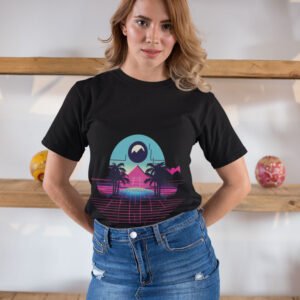 Neon Nature Women's T-Shirt - Vibrant Nature Design
