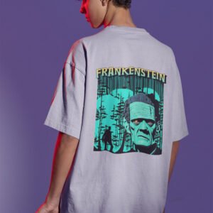 Frankenstein Unisex Oversized Premium T-Shirt - Iconic Design Meets Comfort