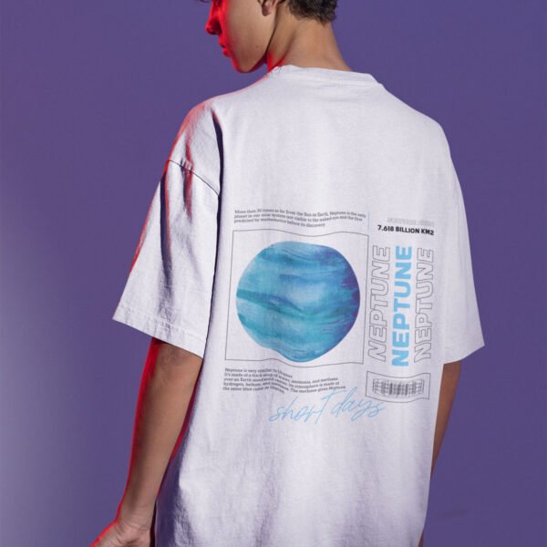 Neptune Unisex Oversized Premium T-Shirt - Cosmic Comfort and Style