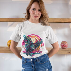 Eagle T-Shirt - Bold Eagle Design - 100% Cotton