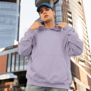 Unisex Oversized Hooded Sweatshirt Lavender - Warmth and Style