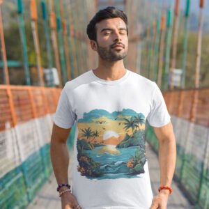 Paradise Adventure T-Shirt - Experience tropical bliss with this adventure-inspired tee.