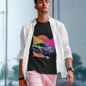 Car Lover T-Shirt - 100% Cotton, 180 GSM, Super Combed, Pre Shrunk, Bio Washed, Lycra Ribbed Neck - Unisex Regular Fit