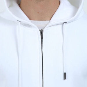 Unisex Heavyweight Zip Hoodie White - Warmth and Style