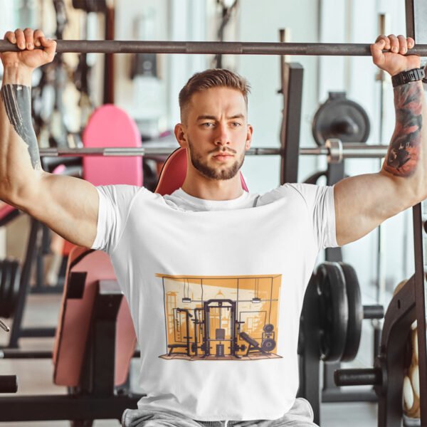 Gym Equipments T-Shirt - Express your fitness dedication with style.