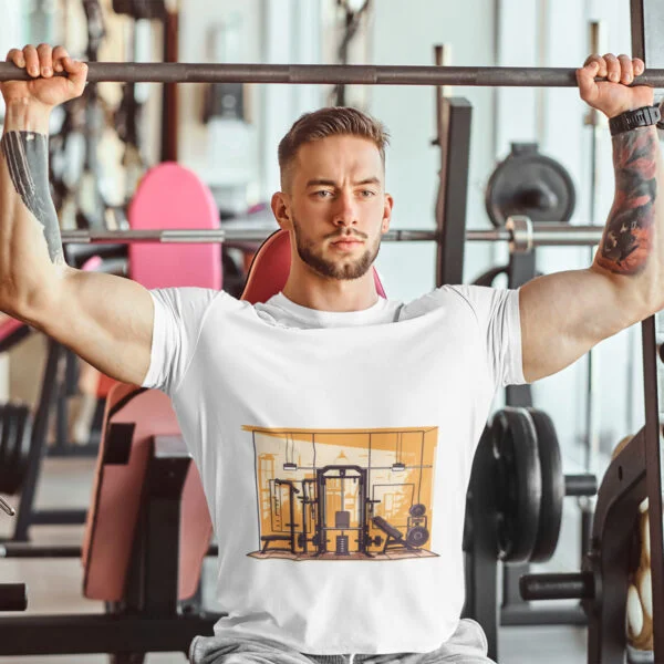 Gym Equipments T-Shirt - Express your fitness dedication with style.