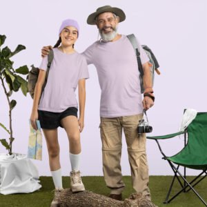 Light Baby Pink Plain T-Shirt - Elegant Unisex Tee