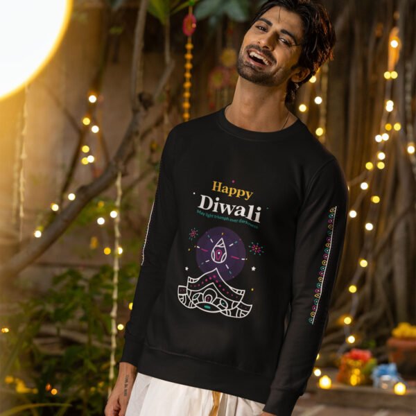 Happy Diwali Printed Unisex Sweatshirt