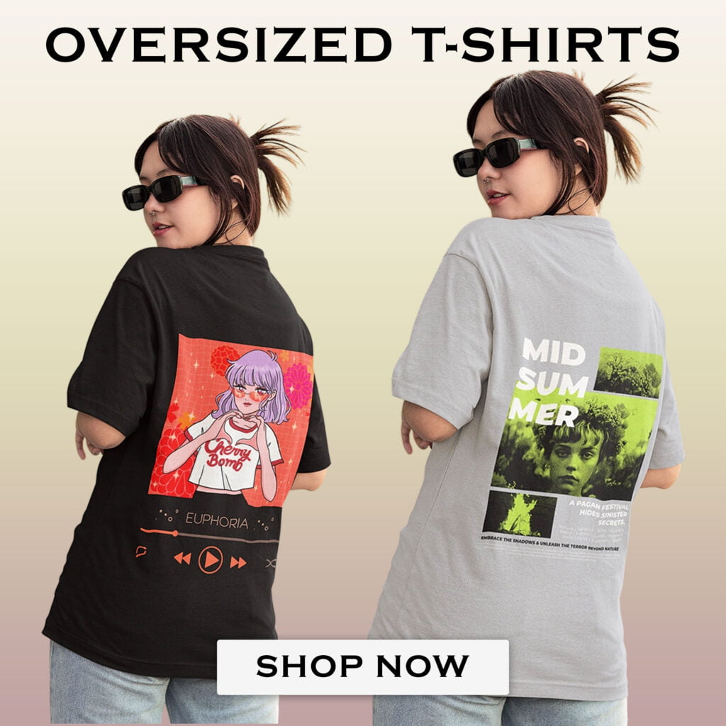 Stylish Women's Graphic Tops by Vougeland - Oversized and Trendy T-Shirts