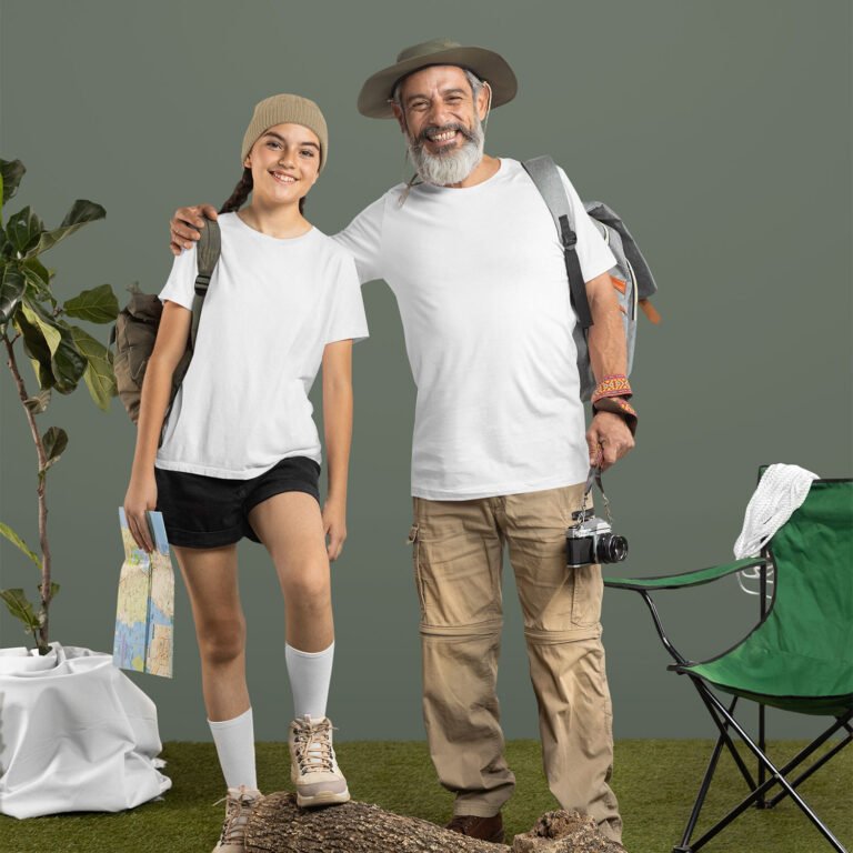 White Plain T-Shirt - Premium Cotton Classic Tee