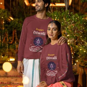 Happy Diwali Printed Unisex Sweatshirt